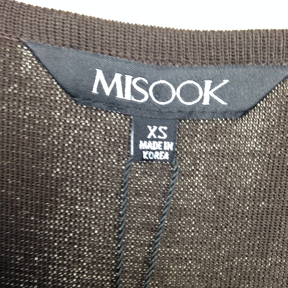 NWT Misook Chocolate Brown Tank Top xs - Picture 6 of 6